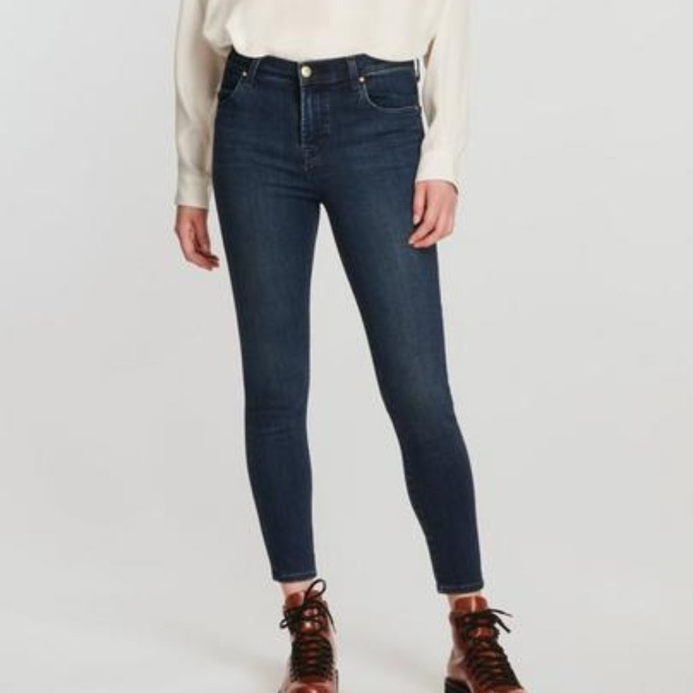 J Brand Alana High-Rise Cropped Skinny in Fix